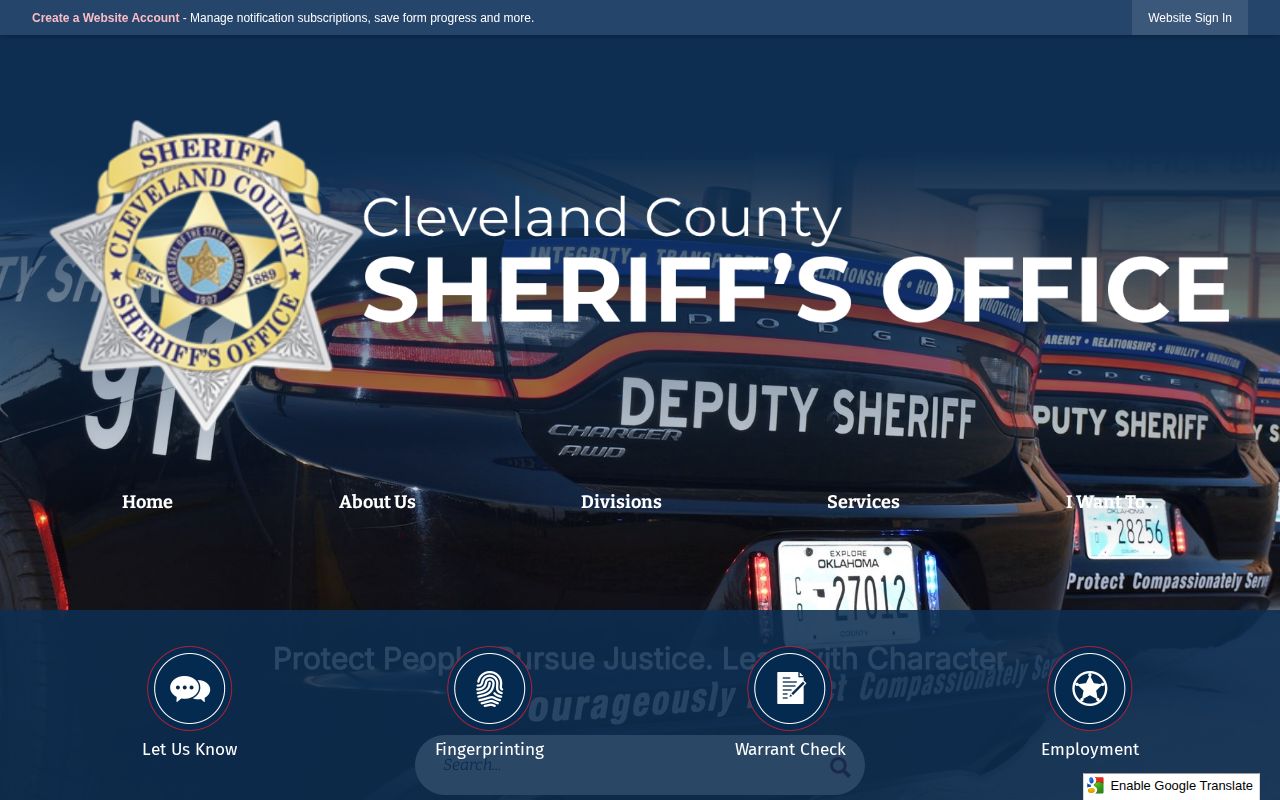 Cleveland County Sheriff official mobile app announcement